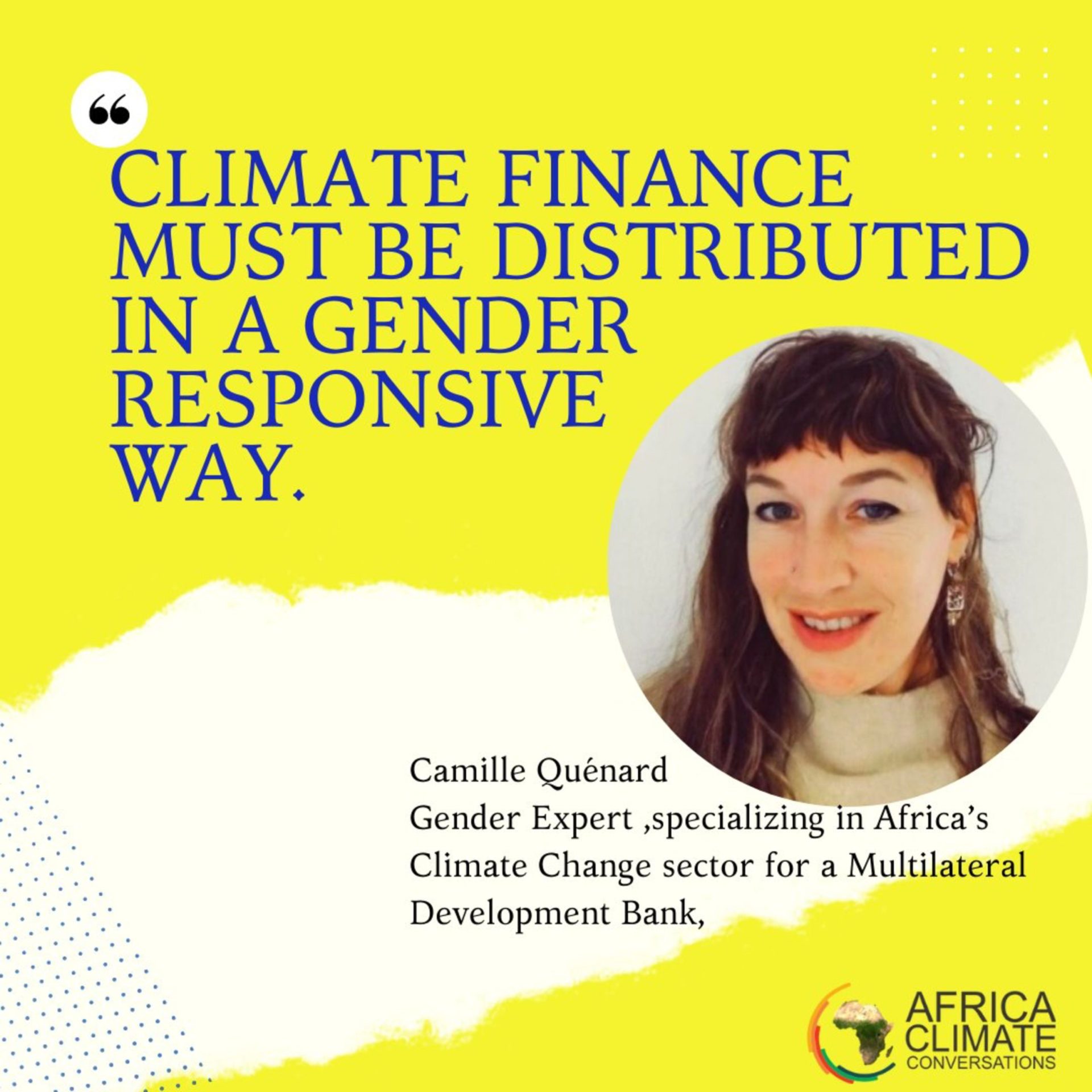 Climate Finance Must Be Distributed In A Gender Responsive Way